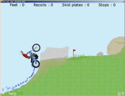 Igor, on Steeltork T500 (vintage trial motorcycle), color mode